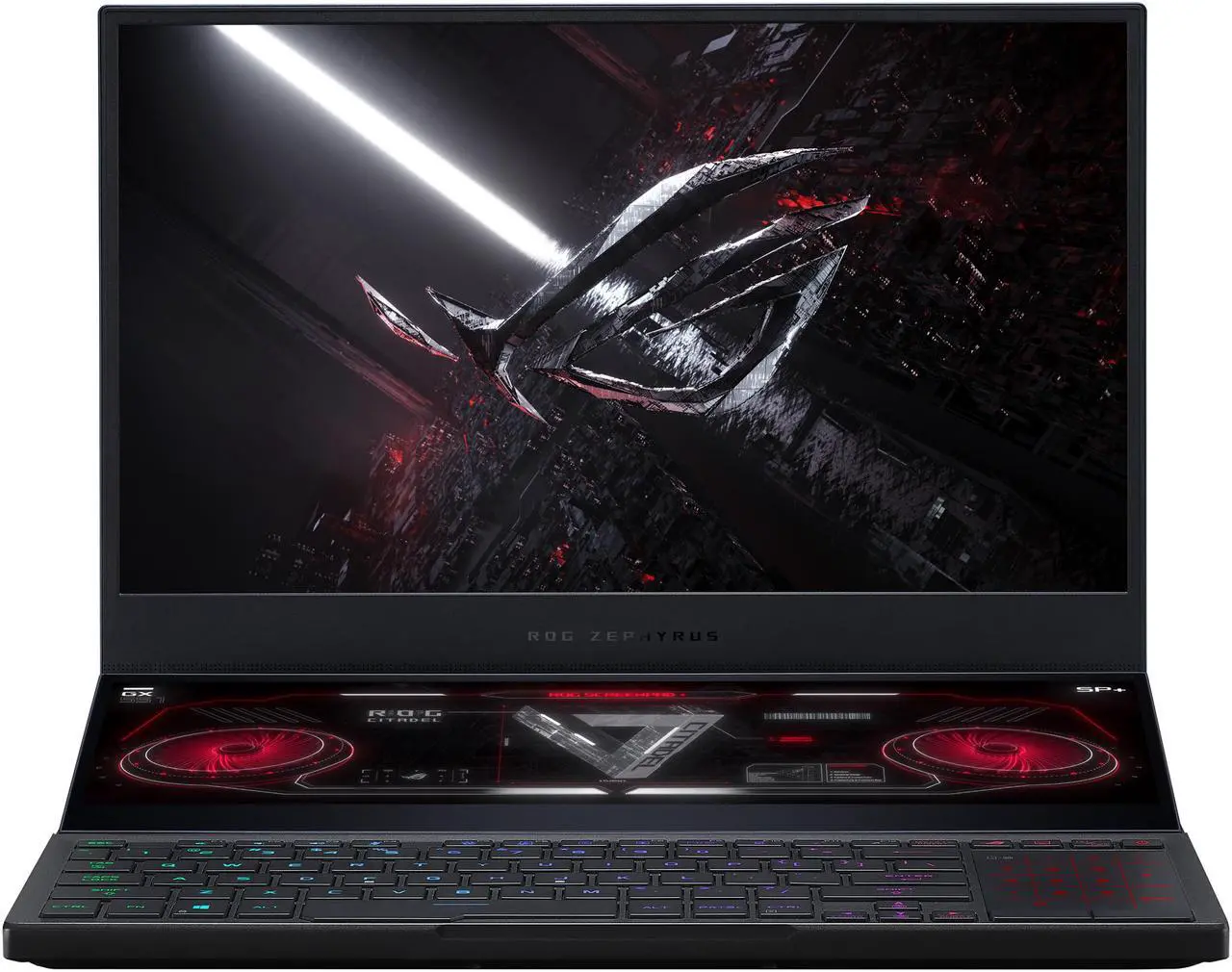 Alt view image 4 of 17 - ASUS ROG Zephyrus Duo SE 15 Gaming Laptop, 15.6" 300Hz IPS Type FHD Display, NVIDIA GeForce RTX 3070 Laptop GPU 8GB GDDR6, AMD Ryzen 9 5900HX, 32GB DDR4, 1TB PCIe SSD, Per-Key RGB Keyboard, Windows 10 Pro, GX551QR-XS98