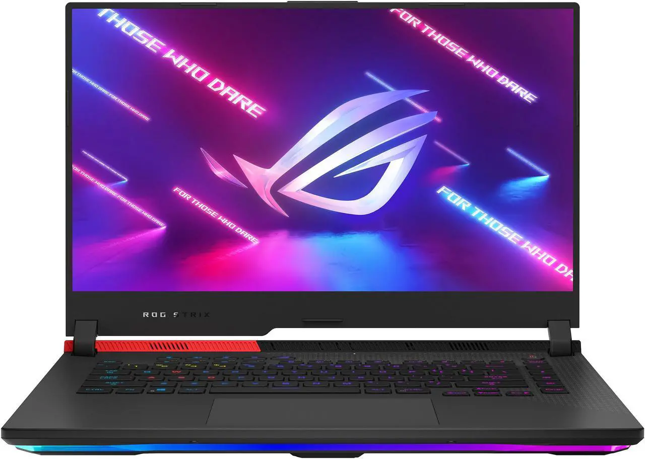 Main image of ASUS ROG Strix G15 (2021) Gaming Laptop, 15.6" 300Hz IPS Type FHD Display, NVIDIA GeForce RTX 3070 Laptop GPU 8GB GDDR6 , AMD Ryzen R9-5900HX, 16GB DDR4, 1TB PCIe NVMe SSD, RGB Keyboard, Windows 10, G513QR-ES96