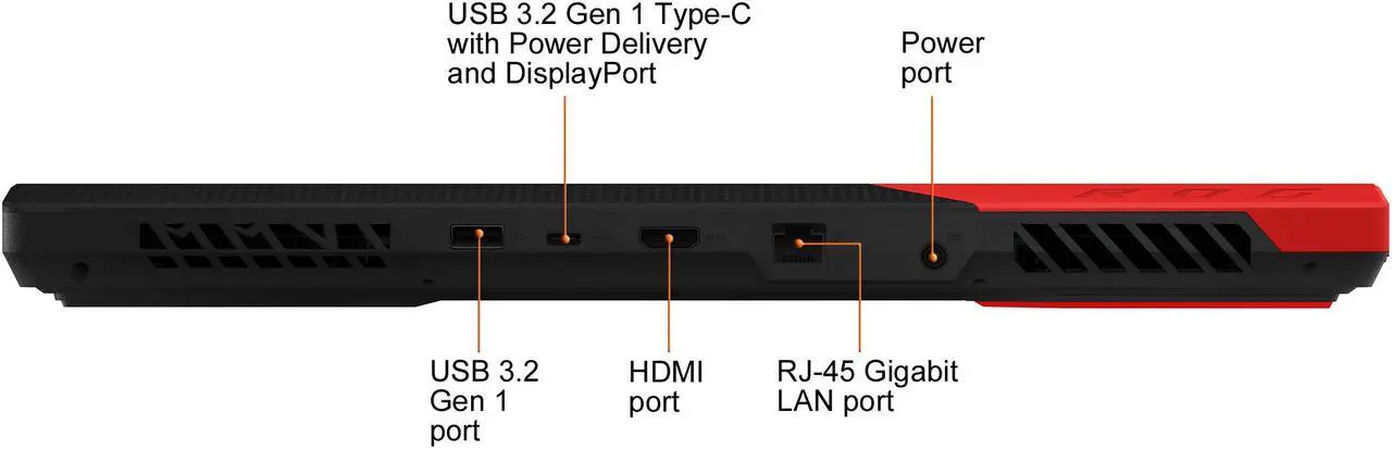 Alt view image 13 of 17 - ASUS ROG Strix G15 (2021) Gaming Laptop, 15.6" 300Hz IPS Type FHD Display, NVIDIA GeForce RTX 3070 Laptop GPU 8GB GDDR6 , AMD Ryzen R9-5900HX, 16GB DDR4, 1TB PCIe NVMe SSD, RGB Keyboard, Windows 10, G513QR-ES96