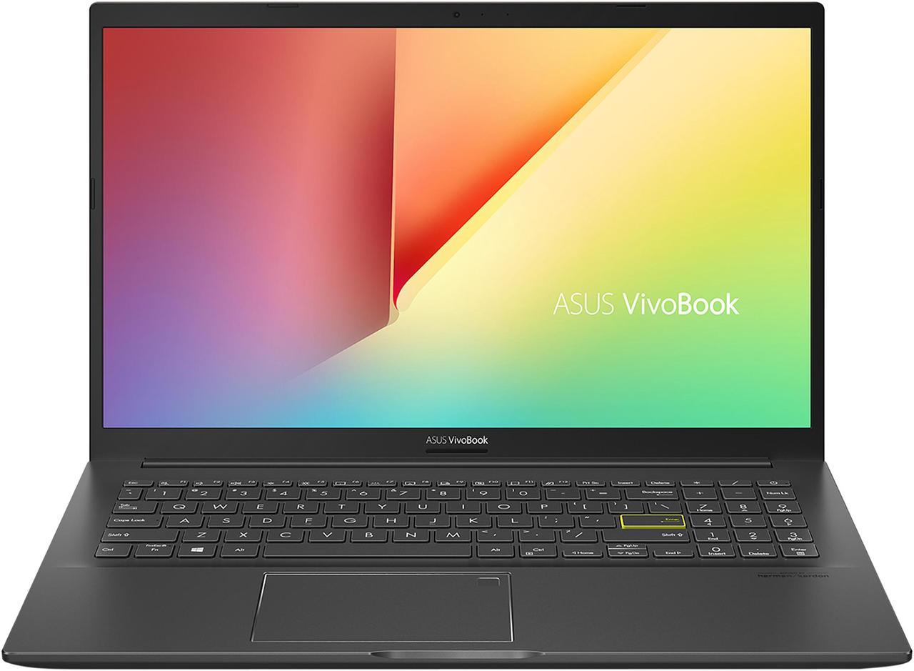 ASUS VivoBook 15 S513 Thin and Light Laptop, 15.6" FHD Display, AMD Ryzen 7 5700U Processor, Radeon Graphics, 8GB DDR4 RAM, 1TB PCIe SSD, Fingerprint, Windows 10 Home, Indie Black, S513UA-DS74