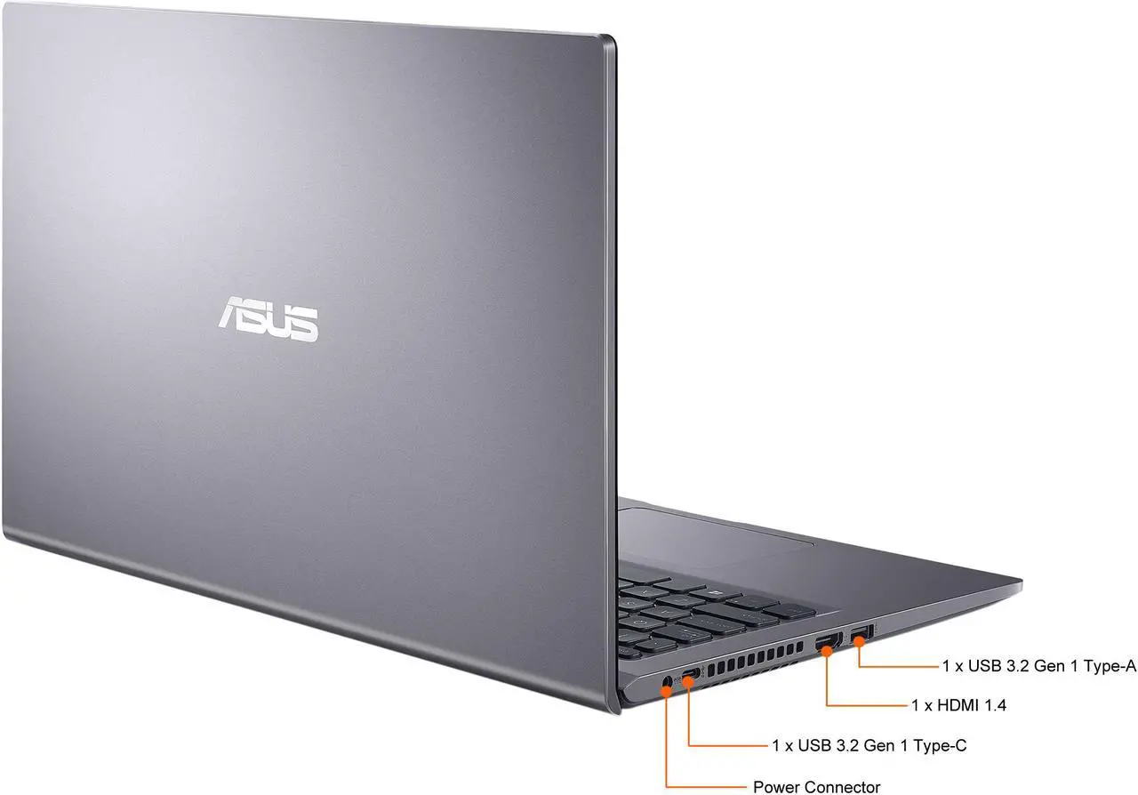 Alt view image 7 of 10 - ASUS VivoBook 15 M515 Thin and Light Laptop, 15.6" IPS FHD Display, AMD Ryzen 7 5700U, 16GB DDR4 RAM, 512GB PCIe SSD, Fingerprint Reader, Windows 10 Home, Slate Grey, M515UA-NS77, Only at Newegg