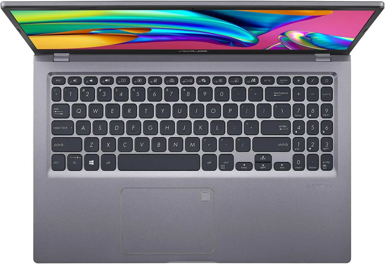Alt view image 5 of 10 - ASUS VivoBook 15 M515 Thin and Light Laptop, 15.6" IPS FHD Display, AMD Ryzen 7 5700U, 16GB DDR4 RAM, 512GB PCIe SSD, Fingerprint Reader, Windows 10 Home, Slate Grey, M515UA-NS77, Only at Newegg