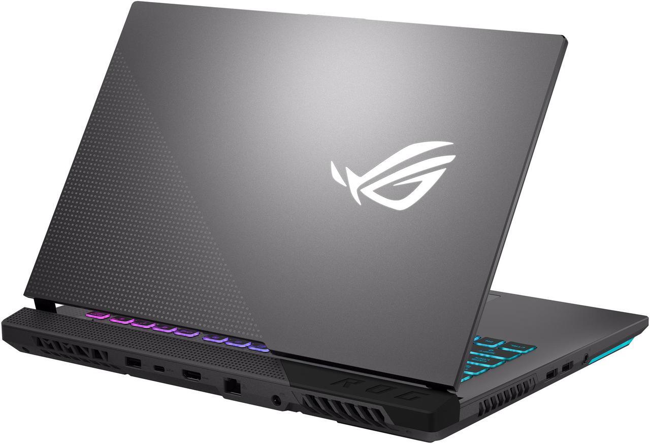 Alt view image 15 of 18 - ASUS ROG Strix G15 (2021) Gaming Laptop, 15.6" 144Hz IPS Type FHD Display, NVIDIA GeForce RTX 3060 Laptop GPU, AMD Ryzen 9 5900HX, 16GB DDR4, 512GB PCIe NVMe SSD, RGB Keyboard, Windows 10, G513QM-ES94