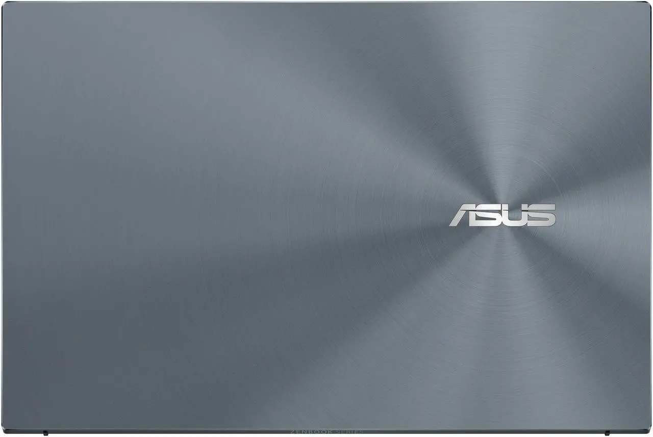 Alt view image 15 of 20 - ASUS ZenBook 13 Ultra-Slim Laptop, 13.3" OLED FHD NanoEdge Bezel Display, AMD Ryzen 7 5700U, 8GB LPDDR4X RAM, 512GB PCIe SSD, NumberPad, Wi-Fi 5, Windows 10 Home, Pine Grey, UM325UA-DS71