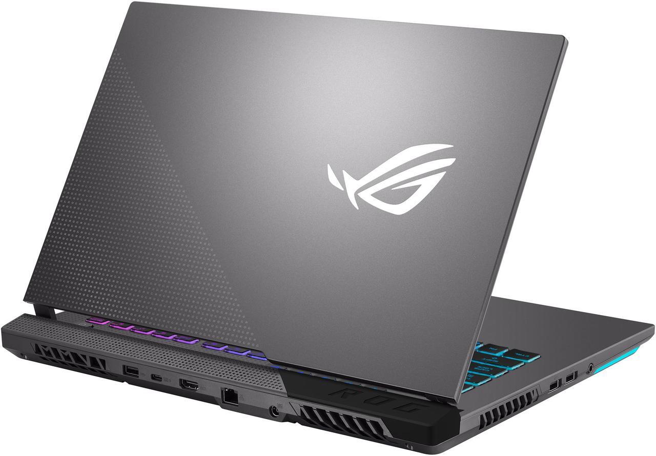 Alt view image 14 of 17 - ASUS ROG Strix G15 (2021) Gaming Laptop, 15.6" 300Hz IPS Type FHD Display, NVIDIA GeForce RTX 3060, AMD Ryzen 9 5900HX, 16GB DDR4, 512GB PCIe NVMe SSD, RGB Keyboard, Windows 10, G513QM-EB94