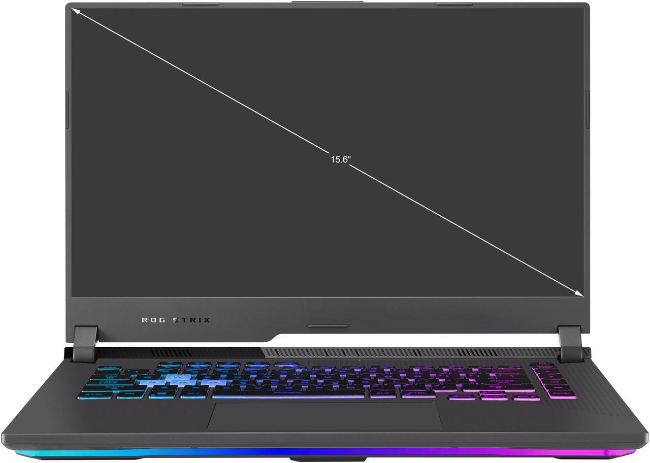 Alt view image 2 of 17 - ASUS ROG Strix G15 (2021) Gaming Laptop, 15.6" 300Hz IPS Type FHD Display, NVIDIA GeForce RTX 3060, AMD Ryzen 9 5900HX, 16GB DDR4, 512GB PCIe NVMe SSD, RGB Keyboard, Windows 10, G513QM-EB94