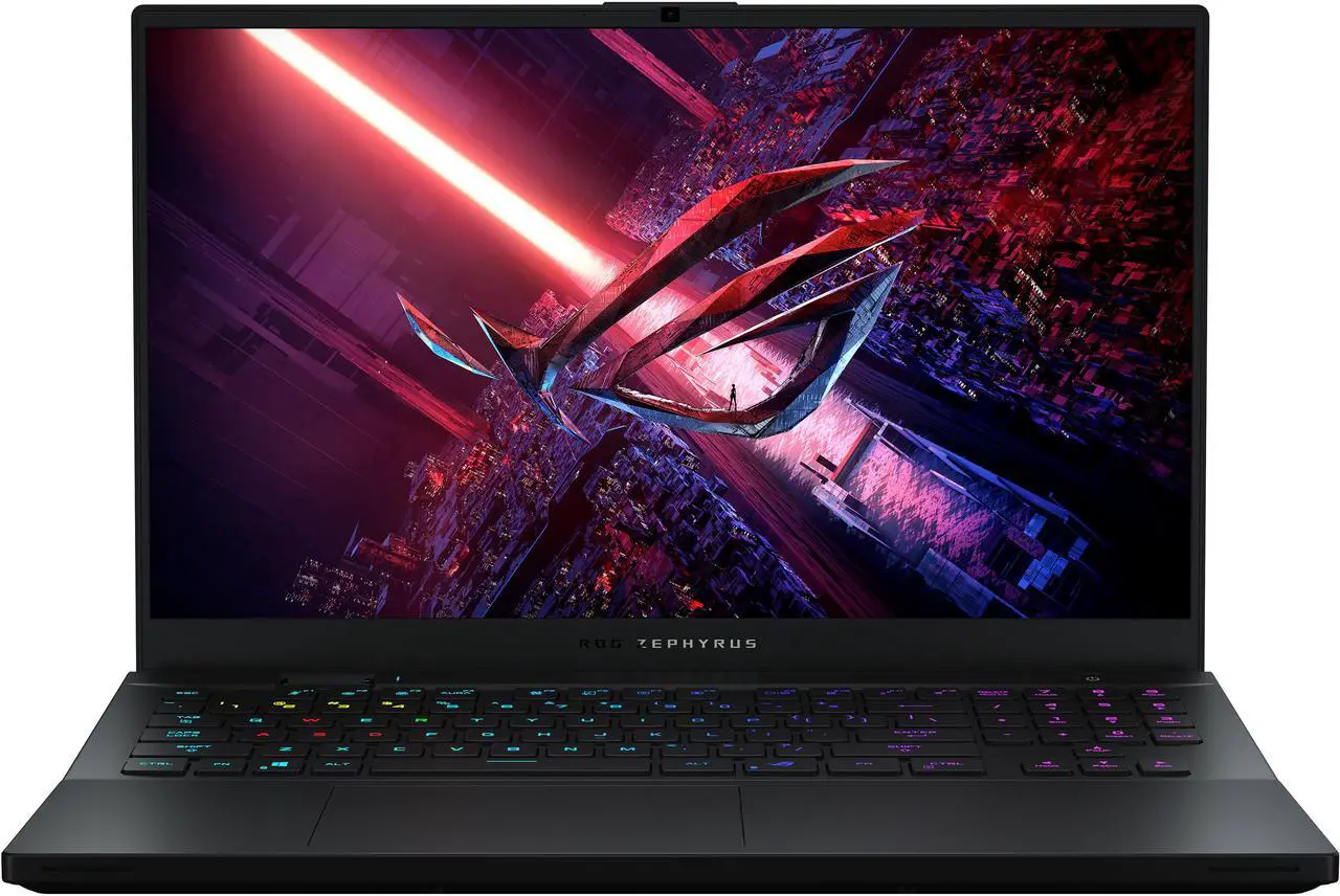 Main image of ASUS ROG Zephyrus S17 - 17.3" QHD - Intel Core i9-11900H - NVIDIA GeForce RTX 3080 - 32 GB DDR4 - 2 TB SSD - Windows 10 Pro - Per-Key RGB Keyboard - Thunderbolt 4 - Gaming Laptop (GX703HS-XB98)