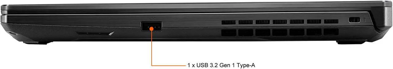 Alt view image 12 of 18 - ASUS TUF Gaming F15 Gaming Laptop, 15.6" 144Hz FHD IPS-Type Display, Intel Core i7-11800H Processor, GeForce RTX 3060, 16GB DDR4 RAM, 1TB PCIe SSD, Wi-Fi 6, Windows 10 Home, TUF506HM-ES76