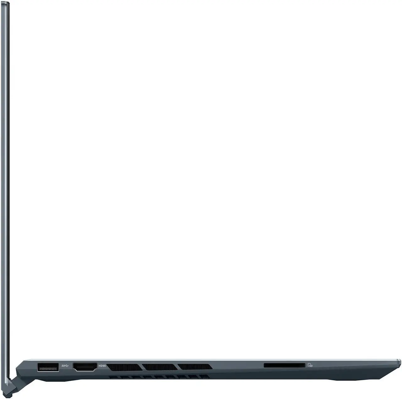 Alt view image 11 of 20 - ASUS ZenBook Pro 15 OLED Ultra-Slim Laptop 15.6" 4K UHD OLED NanoEdge Bezel Touch Display, Intel Core i7-10750H, NVIDIA GeForce GTX 1650 Ti, 16GB RAM, 1TB PCIe SSD, ScreenPad 2.0, Thunderbolt 3, Windows 10 Pro, Pine Grey, UX535LI-IH77T