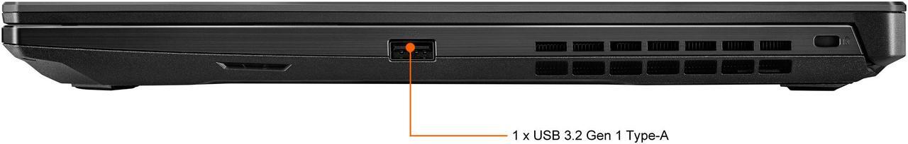 Alt view image 10 of 18 - ASUS TUF Gaming F17 Gaming Laptop, 17.3" 144Hz Full HD IPS-Type, Intel Core i7-11800H Processor, GeForce RTX 3060, 16GB DDR4, 1TB PCIe SSD, Gigabit Wi-Fi 6, Windows 10 Home, TUF706HM-ES76