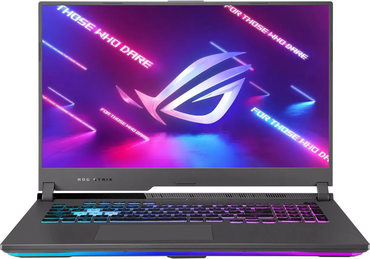 Main image of ASUS ROG Strix G17 (2021) Gaming Laptop, 17.3" 144Hz IPS Type FHD, NVIDIA GeForce RTX 3050 Ti, AMD Ryzen 7 4800H, 16GB DDR4, 512B PCIe NVMe SSD, RGB Keyboard, Windows 10, G713IE-EB74