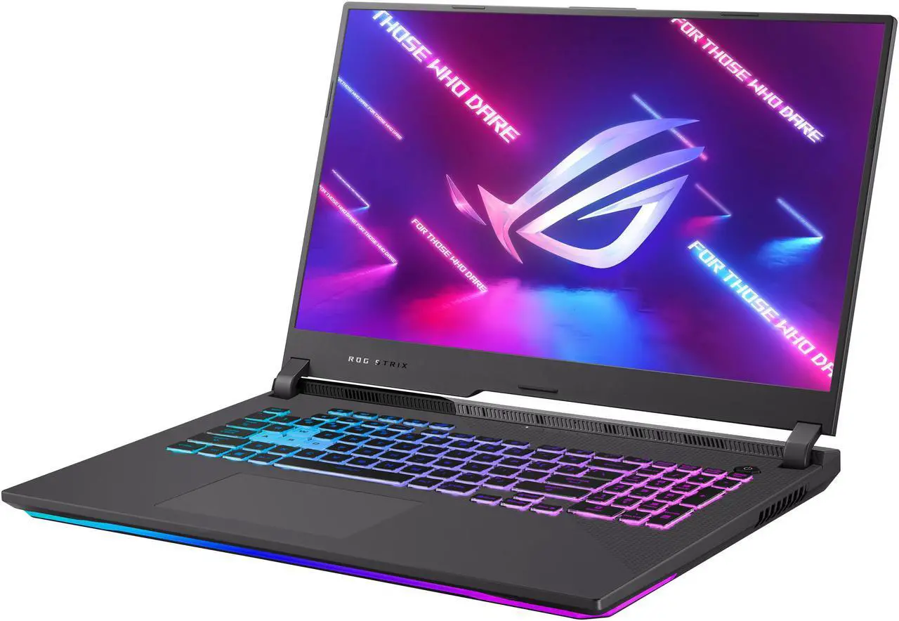 Alt view image 3 of 19 - ASUS ROG Strix G17 (2021) Gaming Laptop, 17.3" 144Hz IPS Type FHD, NVIDIA GeForce RTX 3050 Ti, AMD Ryzen 7 4800H, 16GB DDR4, 512B PCIe NVMe SSD, RGB Keyboard, Windows 10, G713IE-EB74