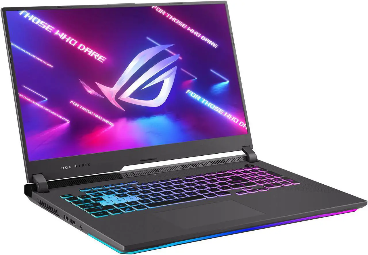 Alt view image 5 of 19 - ASUS ROG Strix G17 (2021) Gaming Laptop, 17.3" 144Hz IPS Type FHD, NVIDIA GeForce RTX 3050 Ti, AMD Ryzen 7 4800H, 16GB DDR4, 512B PCIe NVMe SSD, RGB Keyboard, Windows 10, G713IE-EB74