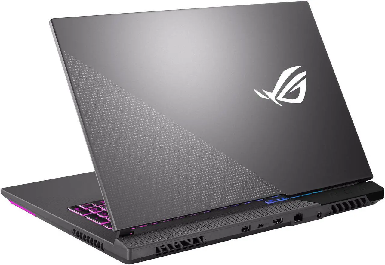 Alt view image 18 of 19 - ASUS ROG Strix G17 (2021) Gaming Laptop, 17.3" 144Hz IPS Type FHD, NVIDIA GeForce RTX 3050 Ti, AMD Ryzen 7 4800H, 16GB DDR4, 512B PCIe NVMe SSD, RGB Keyboard, Windows 10, G713IE-EB74