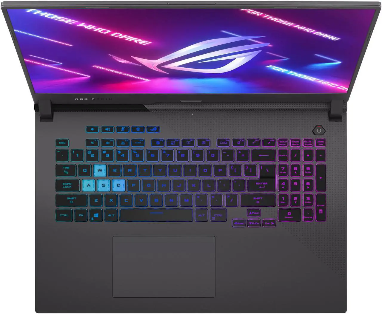 Alt view image 7 of 19 - ASUS ROG Strix G17 (2021) Gaming Laptop, 17.3" 144Hz IPS Type FHD, NVIDIA GeForce RTX 3050 Ti, AMD Ryzen 7 4800H, 16GB DDR4, 512B PCIe NVMe SSD, RGB Keyboard, Windows 10, G713IE-EB74