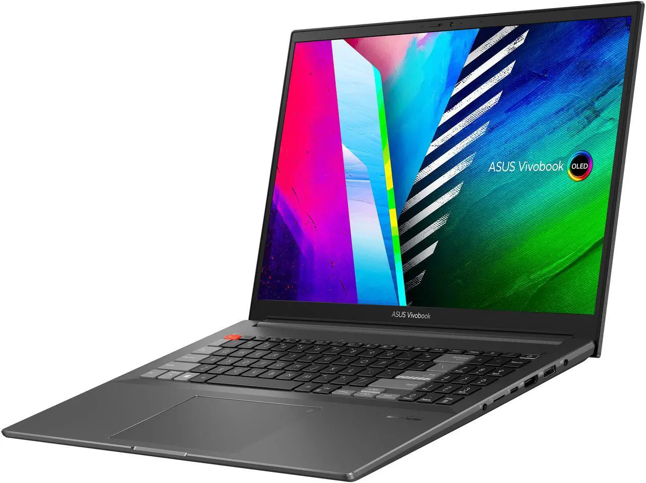 Alt view image 3 of 20 - ASUS VivoBook Pro 16X OLED Laptop, 16" WQUXGA 16:10 Display, Intel Core i7-11370H CPU, NVIDIA GeForce RTX 3050, 16GB RAM, 1TB SSD, Windows 11 Pro, DialPad, Comet Grey, N7600PC-NB74