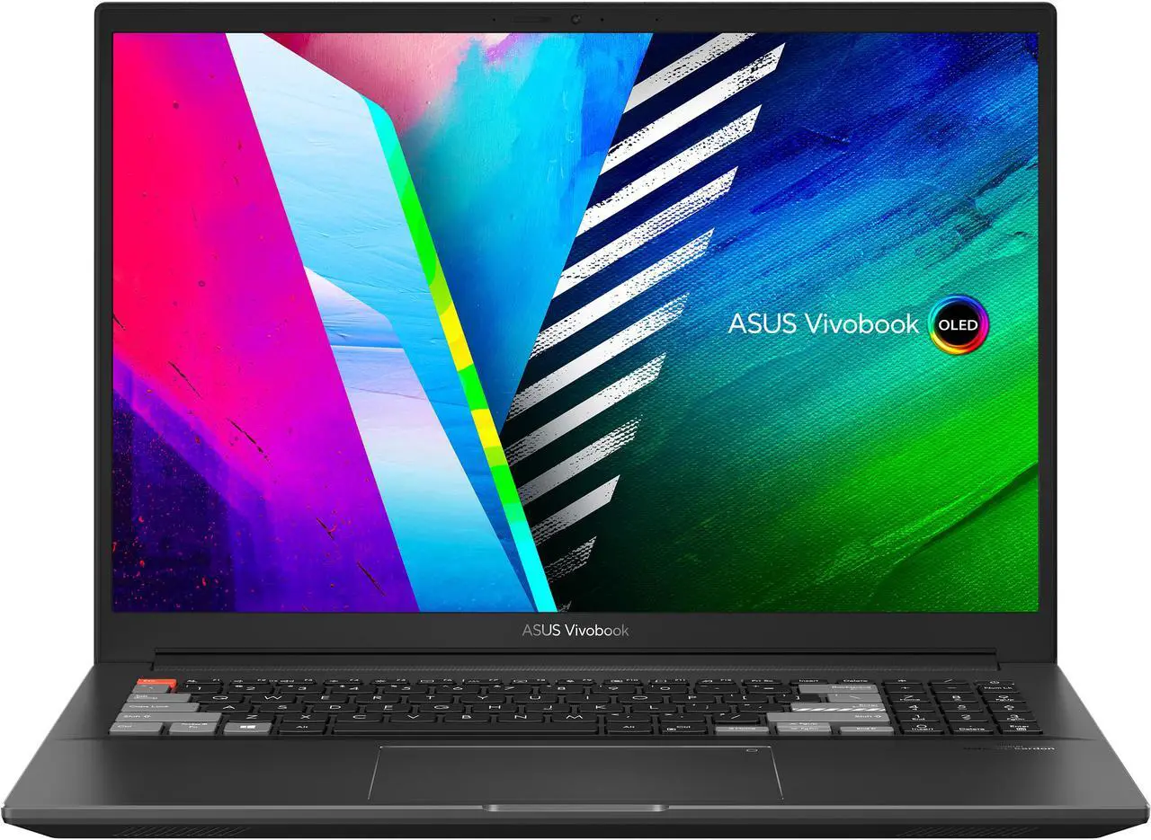Main image of ASUS VivoBook Pro 16X OLED Laptop, 16" WQUXGA 16:10 Display, Intel Core i7-11370H CPU, NVIDIA GeForce RTX 3050, 16GB RAM, 1TB SSD, Windows 11 Pro, DialPad, Comet Grey, N7600PC-NB74