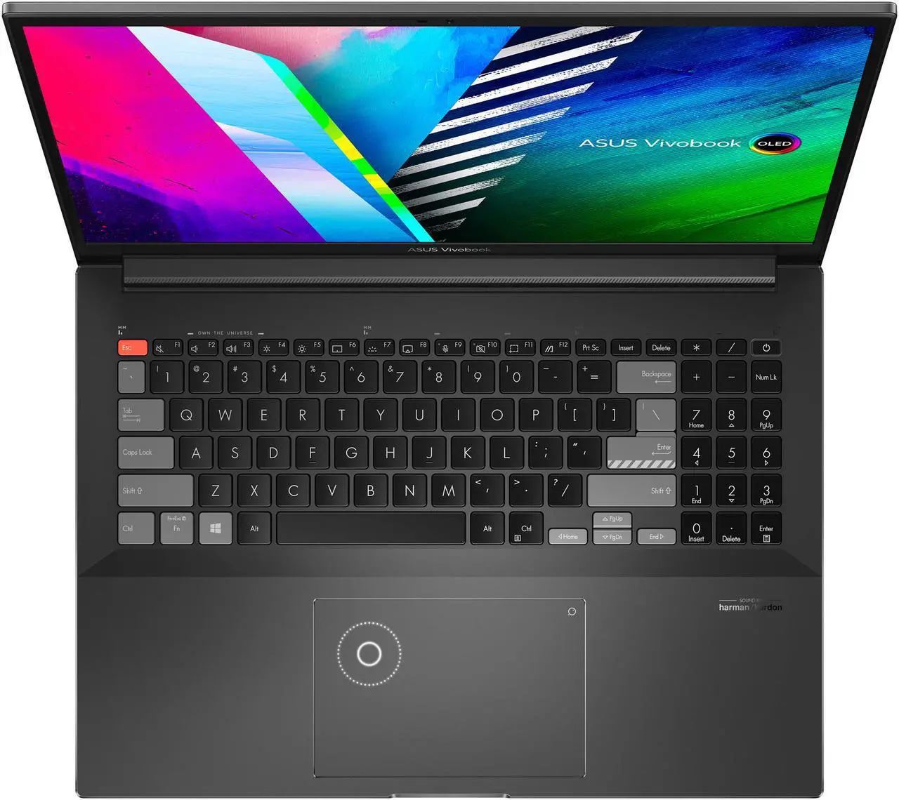 Alt view image 9 of 20 - ASUS VivoBook Pro 16X OLED Laptop, 16" WQUXGA 16:10 Display, Intel Core i7-11370H CPU, NVIDIA GeForce RTX 3050, 16GB RAM, 1TB SSD, Windows 11 Pro, DialPad, Comet Grey, N7600PC-NB74