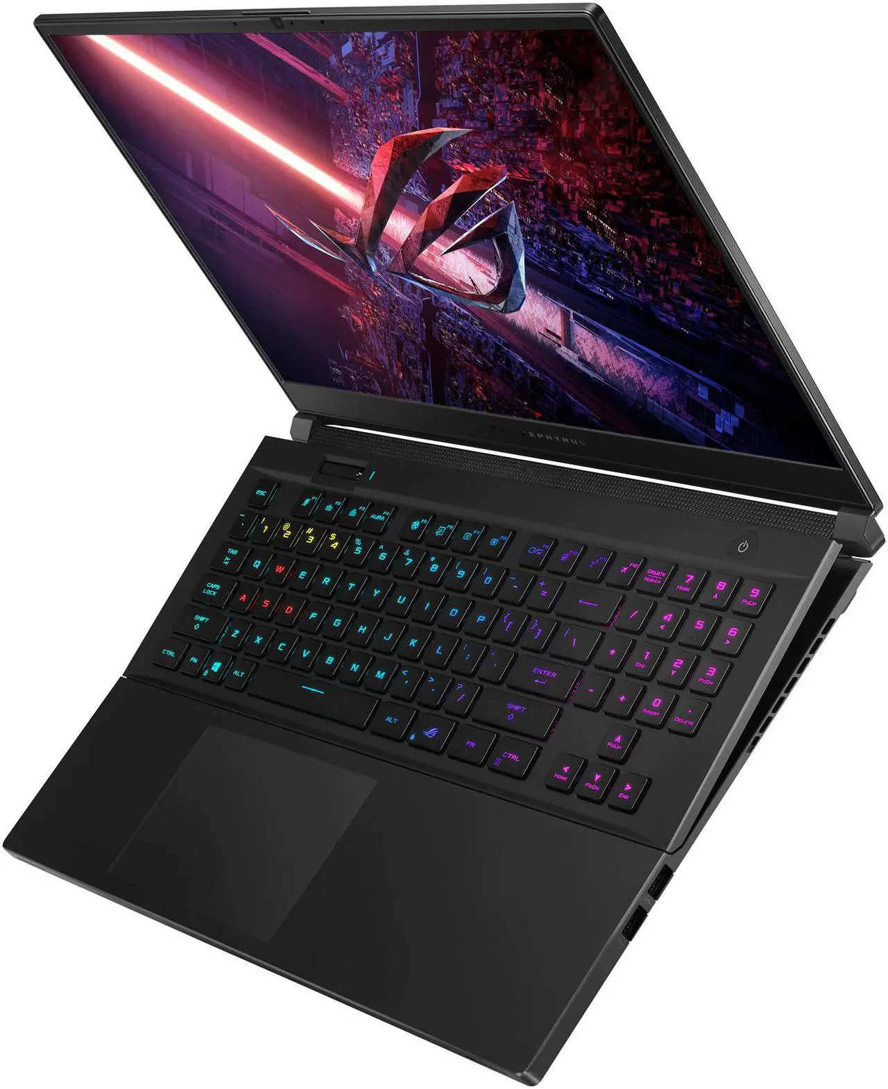 Alt view image 8 of 20 - ASUS ROG Zephyrus S17 (2021) Gaming Laptop, 17.3" 120Hz 4K Display, NVIDIA GeForce RTX 3080, Intel Core i9-11900H, 32GB DDR4, 3TB SSD, Per-Key RGB Keyboard, Thunderbolt 4, Windows 10 Pro, GX703HS-XB99