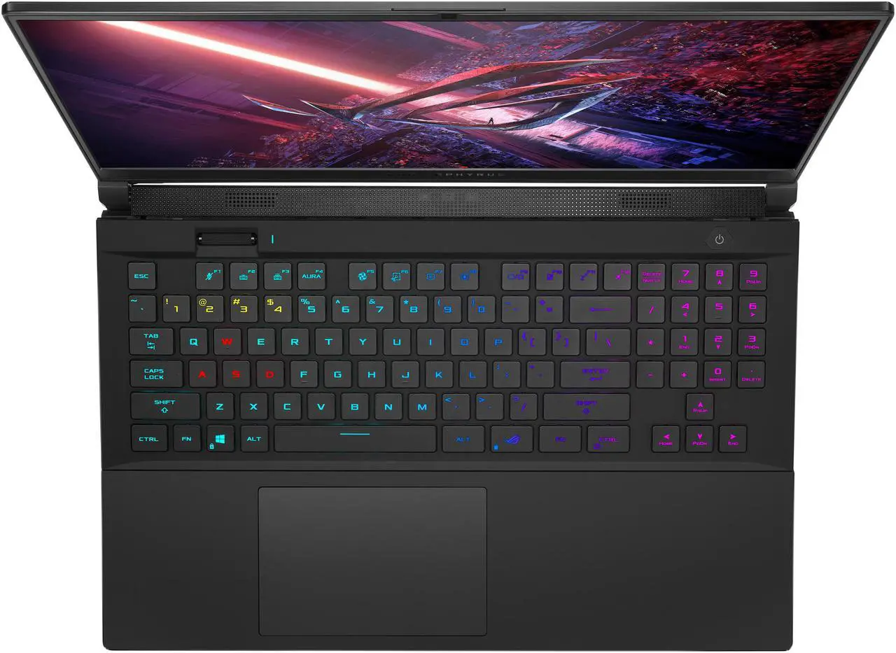 Alt view image 7 of 20 - ASUS ROG Zephyrus S17 (2021) Gaming Laptop, 17.3" 120Hz 4K Display, NVIDIA GeForce RTX 3080, Intel Core i9-11900H, 32GB DDR4, 3TB SSD, Per-Key RGB Keyboard, Thunderbolt 4, Windows 10 Pro, GX703HS-XB99