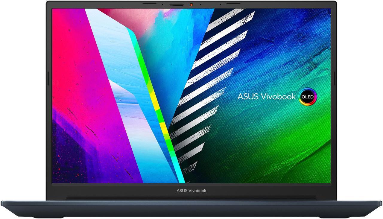 Alt view image 5 of 20 - ASUS VivoBook Pro 14 OLED Slim Laptop, 14" WQXGA+ 16:10 OLED Display, AMD Ryzen 7 5800H CPU, NVIDIA GeForce RTX 3050, 16GB RAM, 1TB SSD, Windows 11 Pro, Quiet Blue, M3401QC-EB74