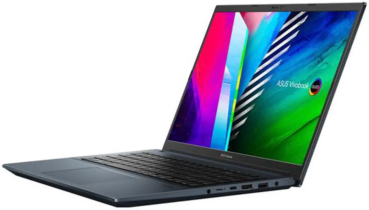Alt view image 6 of 20 - ASUS VivoBook Pro 15 OLED Slim Laptop, 15.6" FHD OLED Display, Intel Core i5-11300H CPU, NVIDIA GeForce GTX 1650 Max-Q, 8GB RAM, 512GB SSD, Windows 11 Home, Quiet Blue, K3500PH-DB51