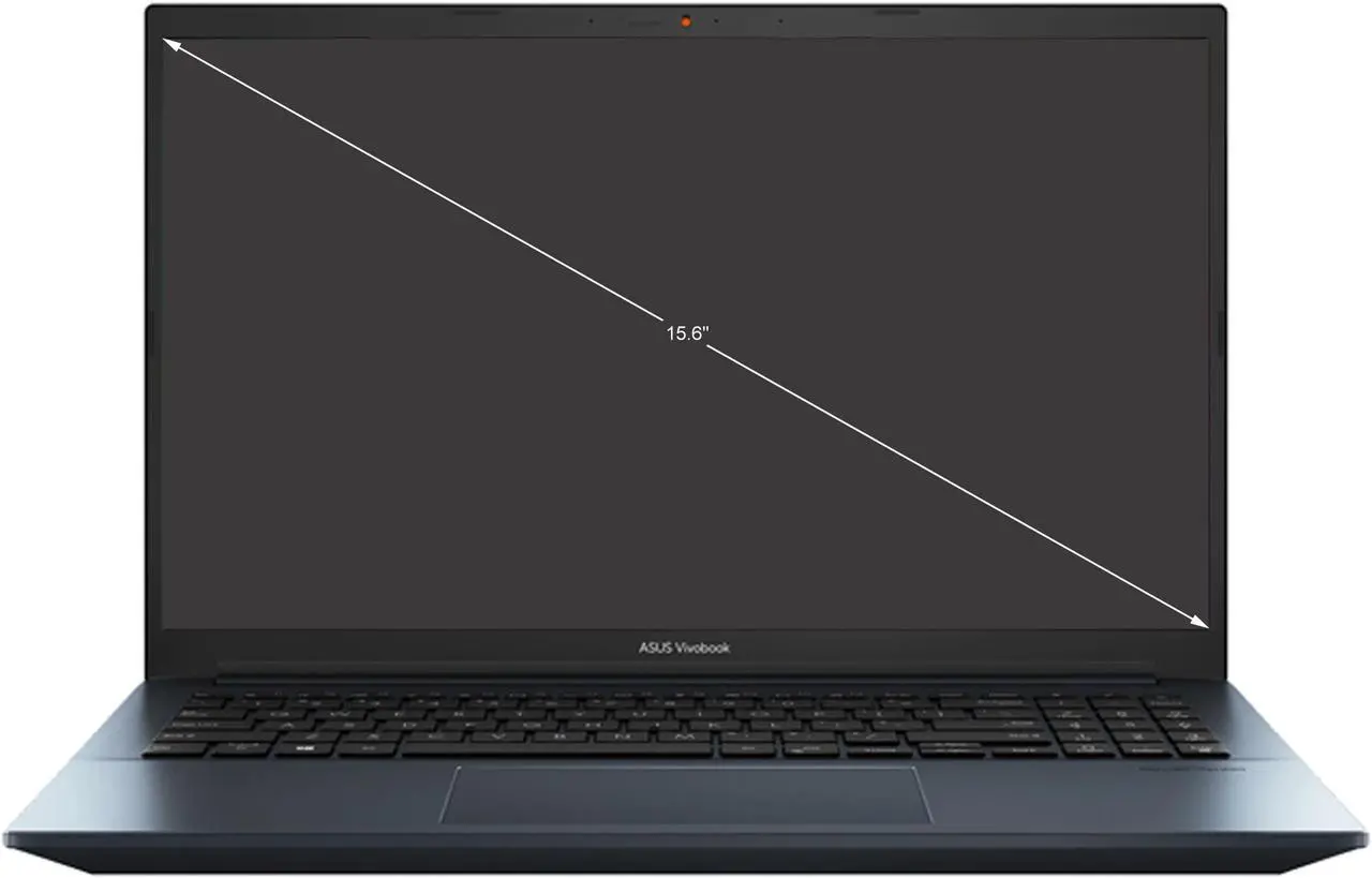 Alt view image 2 of 20 - ASUS VivoBook Pro 15 OLED Slim Laptop, 15.6" FHD OLED Display, Intel Core i5-11300H CPU, NVIDIA GeForce GTX 1650 Max-Q, 8GB RAM, 512GB SSD, Windows 11 Home, Quiet Blue, K3500PH-DB51