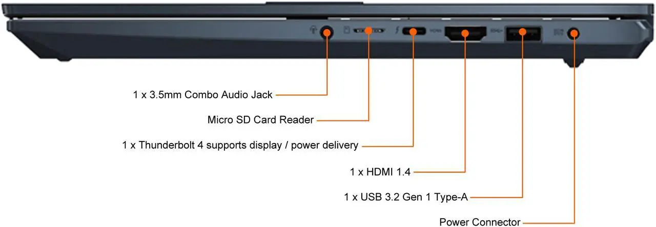 Alt view image 13 of 20 - ASUS VivoBook Pro 15 OLED Slim Laptop, 15.6" FHD OLED Display, Intel Core i5-11300H CPU, NVIDIA GeForce GTX 1650 Max-Q, 8GB RAM, 512GB SSD, Windows 11 Home, Quiet Blue, K3500PH-DB51
