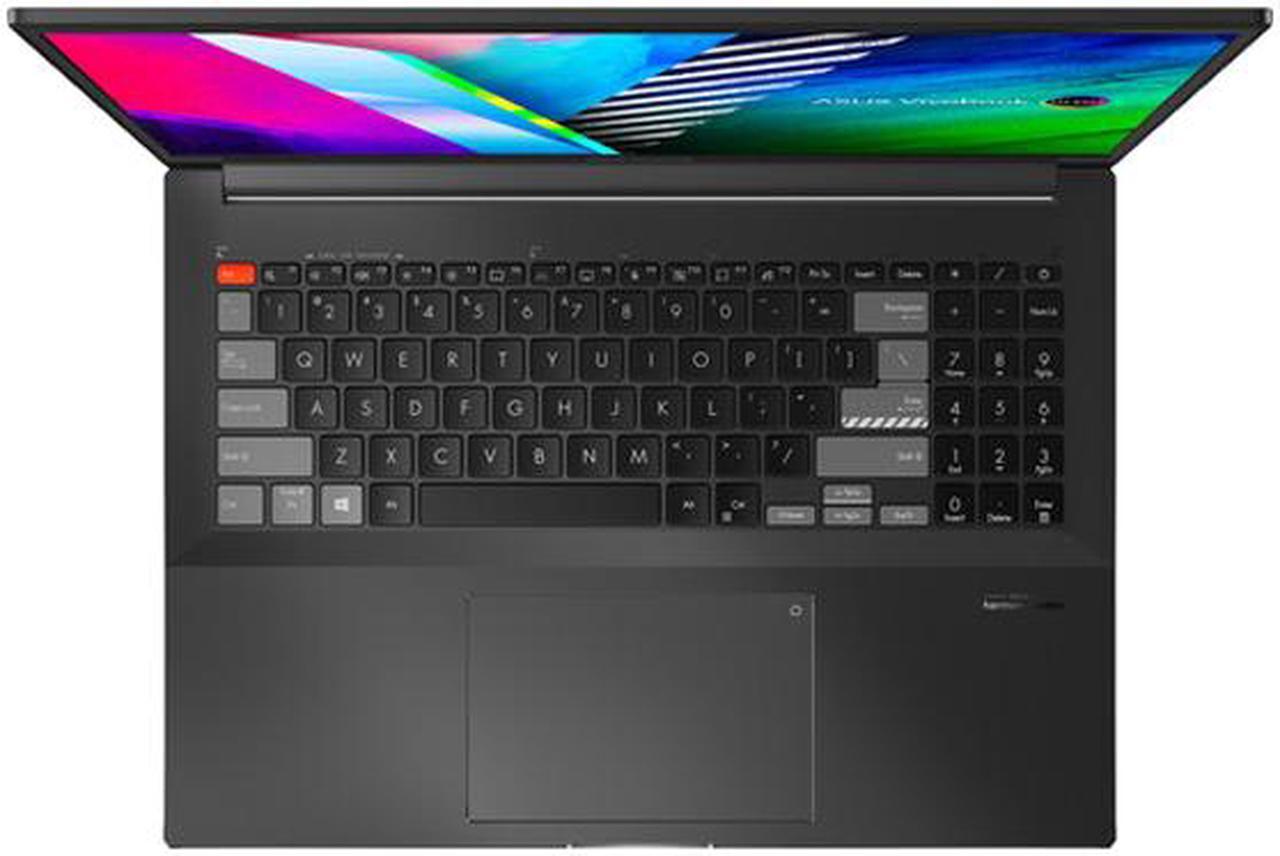 Alt view image 7 of 15 - ASUS VivoBook Pro 16X OLED Slim Laptop, 16" WQUXGA 16:10 Display, AMD Ryzen 7 5800H CPU, NVIDIA GeForce RTX 3050 Ti, 16GB RAM, 1TB SSD, Windows 11 Home, 0°Black, M7600QE-DB74