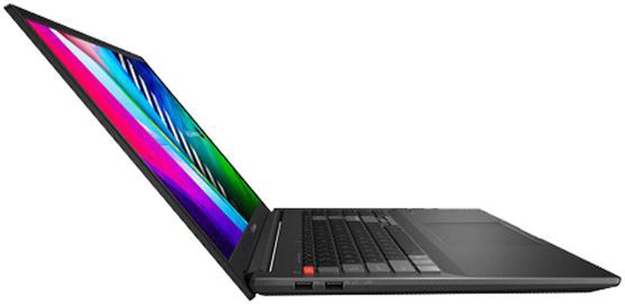 Alt view image 6 of 15 - ASUS VivoBook Pro 16X OLED Slim Laptop, 16" WQUXGA 16:10 Display, AMD Ryzen 7 5800H CPU, NVIDIA GeForce RTX 3050 Ti, 16GB RAM, 1TB SSD, Windows 11 Home, 0°Black, M7600QE-DB74