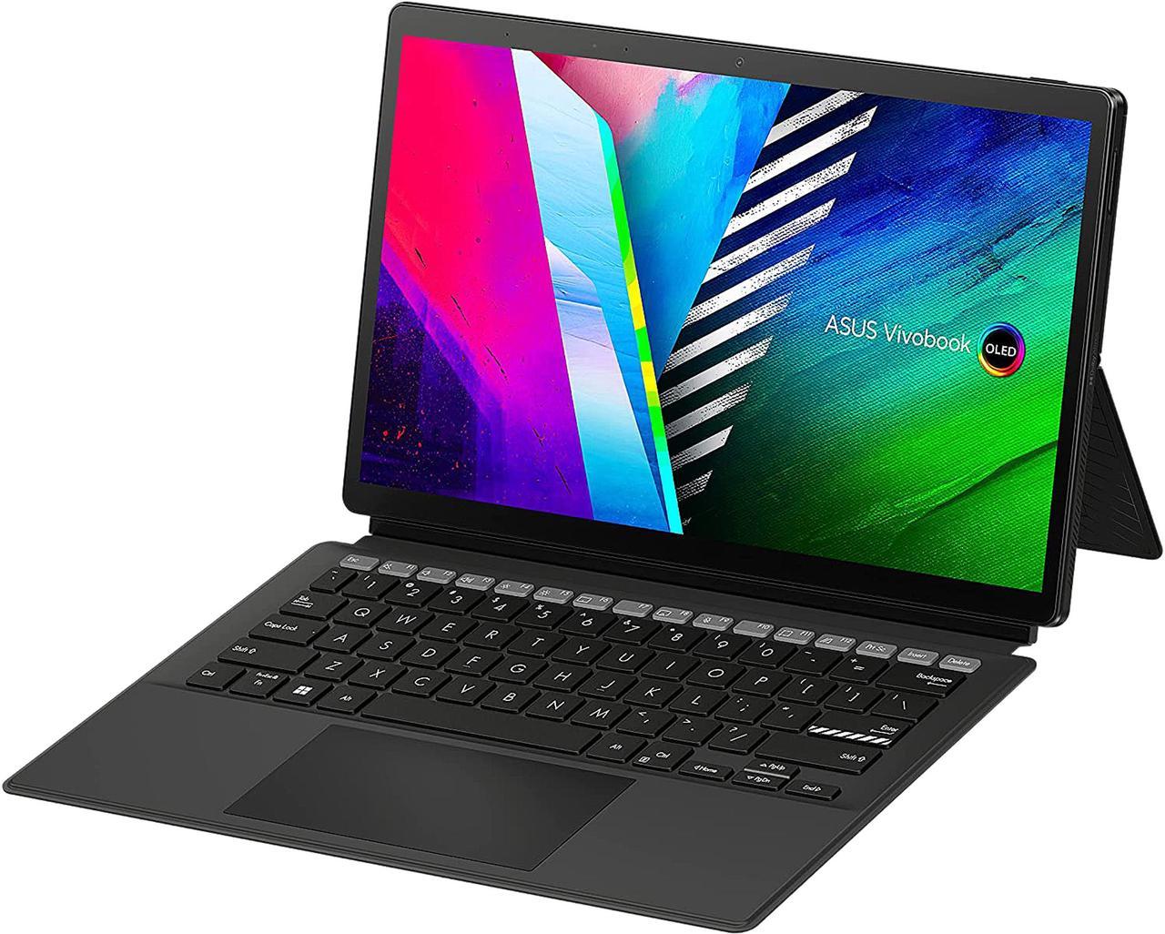 ASUS VivoBook 13 Slate OLED T3300KA-DH21T Intel Pentium Silver N6000 (1.10GHz) 4 GB Memory 128 GB eMMC Intel UHD Graphics 13.3" Touchscreen 1920 x 1080 Detachable 2-in-1 Laptop Windows 11 in S mode