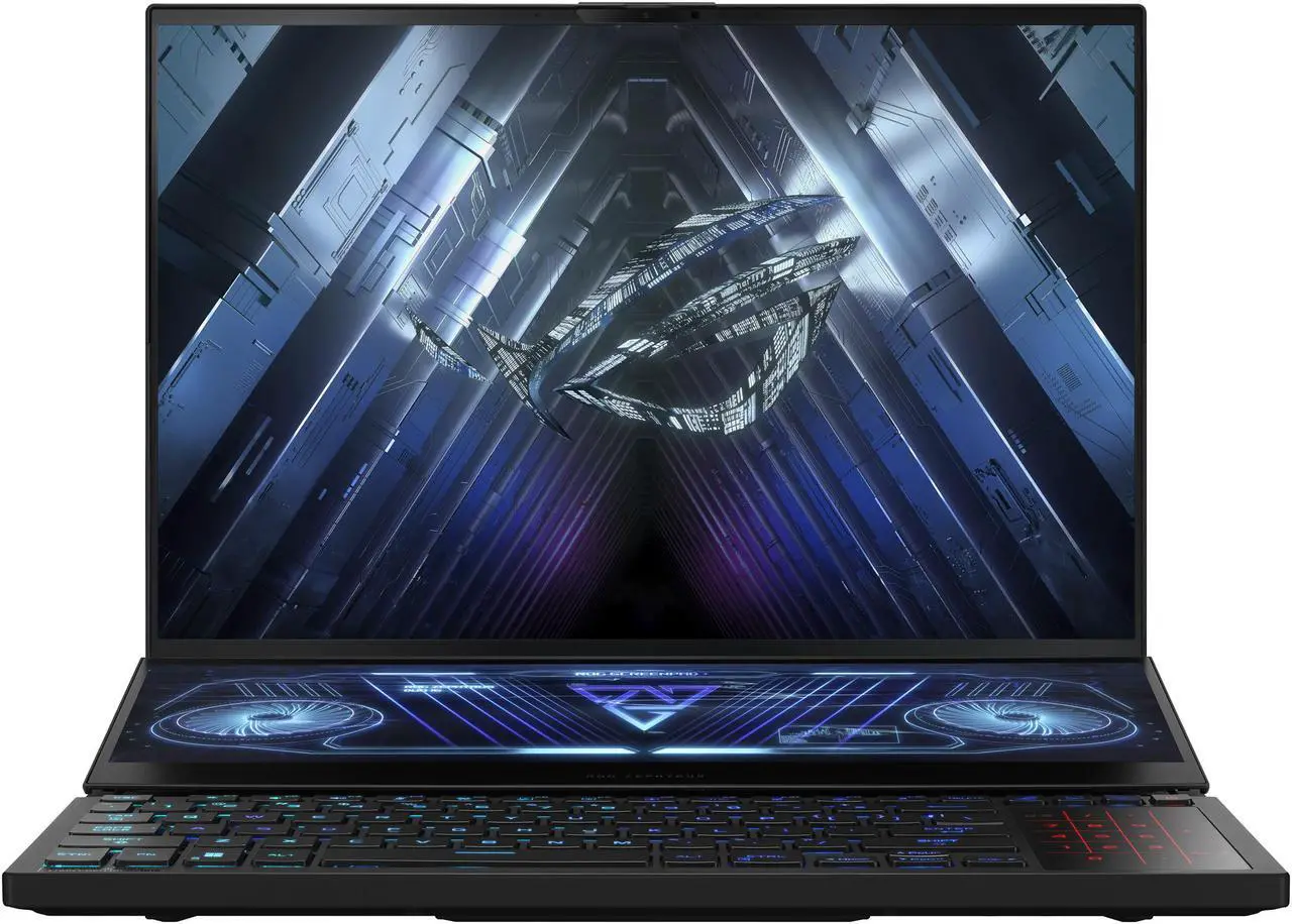 Alt view image 4 of 20 - ASUS ROG Zephyrus Duo 16 (2022) Gaming Laptop, 16" 165Hz ROG Nebula HDR QHD 16:10 Display, NVIDIA GeForce RTX 3070 Ti, AMD Ryzen 9 6900HX, 32GB DDR5, 1TB SSD, Windows 11 Pro, GX650RW-XS96