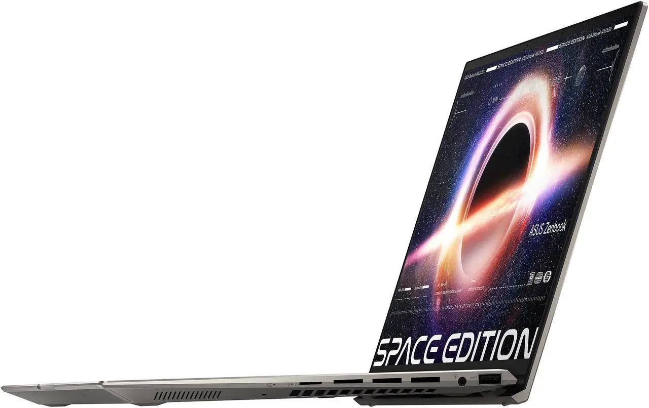 Alt view image 9 of 20 - ASUS ZenBook 14X OLED Space Edition Laptop, 14" 2.8K 16:10 OLED Touch Display, Intel Core i9-12900H CPU, 32GB RAM, 1TB SSD, Windows 11 Pro, ZenVision Display, UX5401ZAS-XS99T