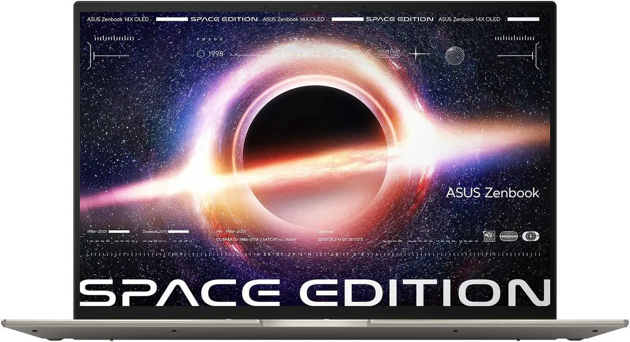 Alt view image 8 of 20 - ASUS ZenBook 14X OLED Space Edition Laptop, 14" 2.8K 16:10 OLED Touch Display, Intel Core i9-12900H CPU, 32GB RAM, 1TB SSD, Windows 11 Pro, ZenVision Display, UX5401ZAS-XS99T