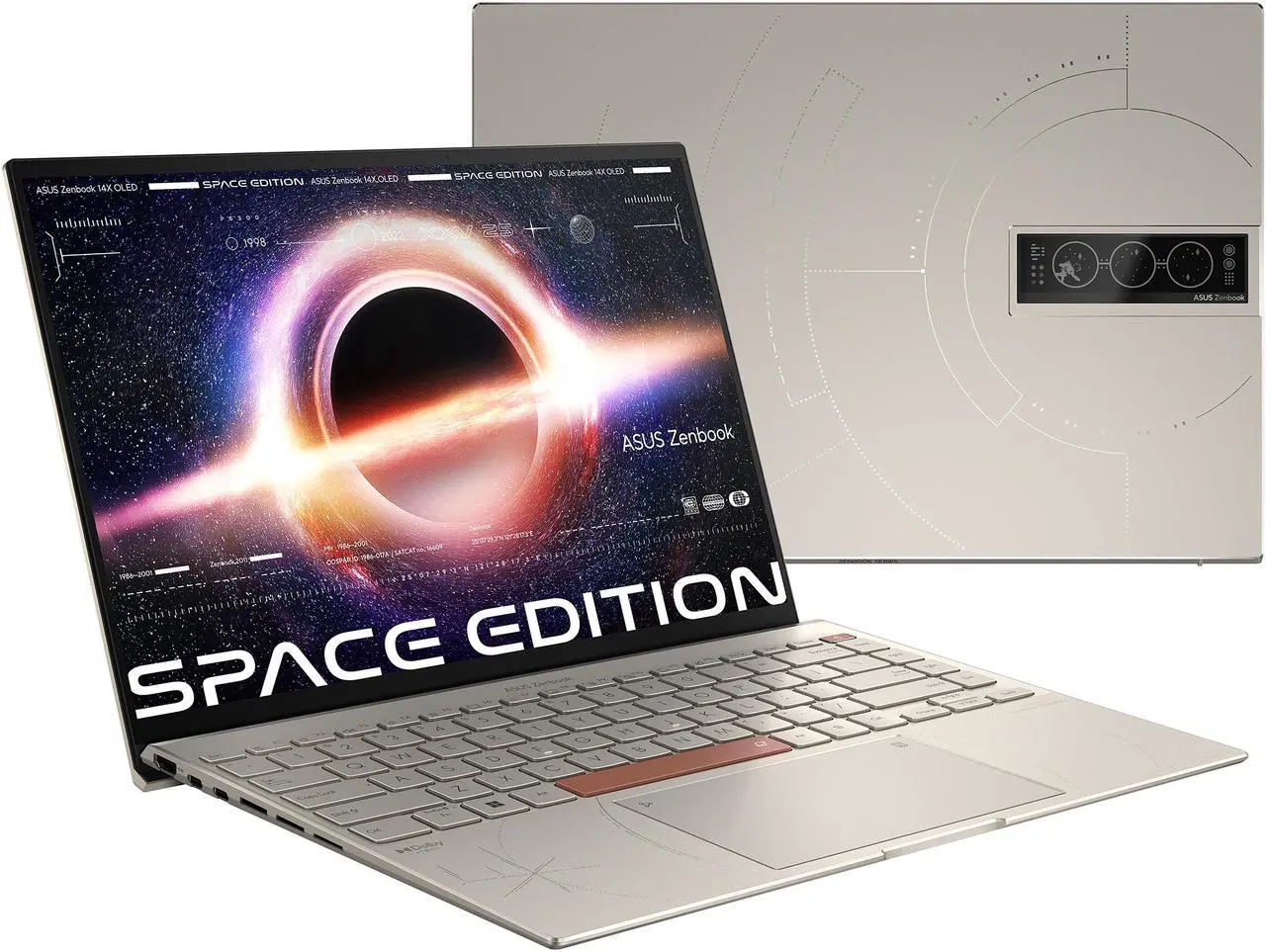 Alt view image 21 of 20 - ASUS ZenBook 14X OLED Space Edition Laptop, 14" 2.8K 16:10 OLED Touch Display, Intel Core i9-12900H CPU, 32GB RAM, 1TB SSD, Windows 11 Pro, ZenVision Display, UX5401ZAS-XS99T