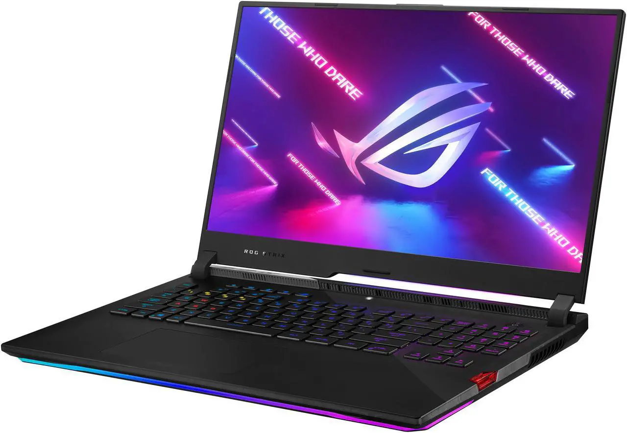 Alt view image 3 of 20 - ASUS ROG Strix Scar 17 (2021) Gaming Laptop, 17.3" 360Hz IPS FHD, NVIDIA GeForce RTX 3080, AMD Ryzen 9 5900HX, 64GB DDR4, 2TB RAID 0 (1+1) SSD, Opti-Mechanical Per-Key RGB Keyboard, Windows 10 Pro, G7