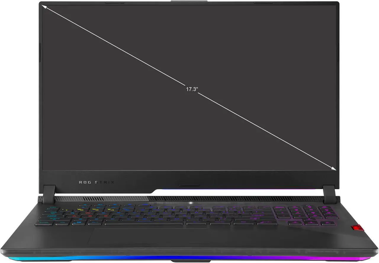 Alt view image 2 of 20 - ASUS ROG Strix Scar 17 (2021) Gaming Laptop, 17.3" 360Hz IPS FHD, NVIDIA GeForce RTX 3080, AMD Ryzen 9 5900HX, 64GB DDR4, 2TB RAID 0 (1+1) SSD, Opti-Mechanical Per-Key RGB Keyboard, Windows 10 Pro, G7