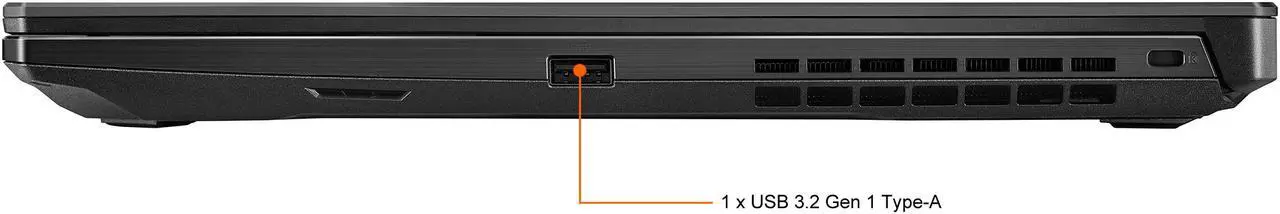Alt view image 7 of 14 - ASUS TUF Gaming A17 Gaming Laptop, 17.3" 144Hz Full HD IPS-Type, AMD Ryzen 7 5800H Processor, GeForce RTX 3050 Ti, 16GB DDR4, 512GB PCIe SSD, Wi-Fi 6, RGB Keyboard, Windows 10 Home, TUF706QE-MS74