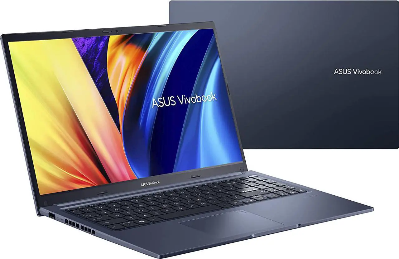Main image of ASUS VivoBook 15X OLED Laptop, 15.6" OLED Display, AMD Ryzen 5 5600H CPU, AMD Radeon GPU, 8GB RAM, 512GB SSD, Windows 11 Home, Quiet Blue, M1503QA-ES52