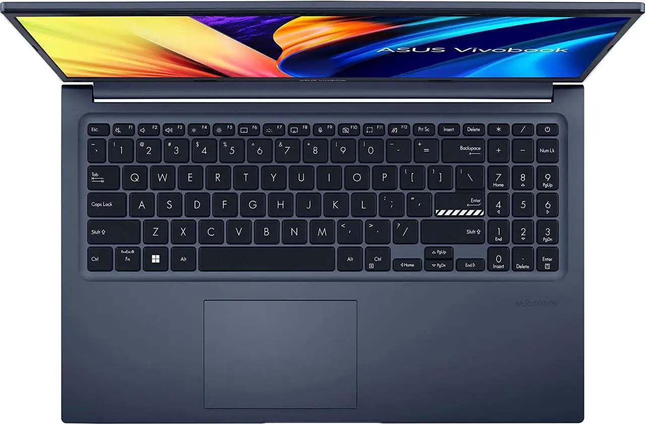 Alt view image 4 of 7 - ASUS VivoBook 15X OLED Laptop, 15.6" OLED Display, AMD Ryzen 5 5600H CPU, AMD Radeon GPU, 8GB RAM, 512GB SSD, Windows 11 Home, Quiet Blue, M1503QA-ES52