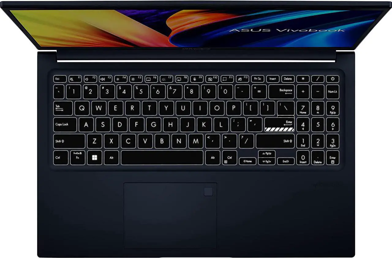 Alt view image 5 of 7 - ASUS VivoBook 15X OLED Laptop, 15.6" OLED Display, AMD Ryzen 5 5600H CPU, AMD Radeon GPU, 8GB RAM, 512GB SSD, Windows 11 Home, Quiet Blue, M1503QA-ES52