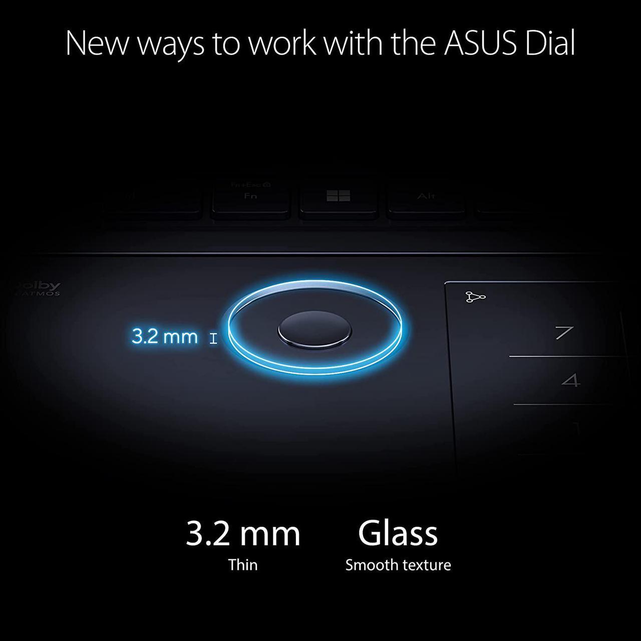 Alt view image 2 of 13 - ASUS ZenBook Pro 16X OLED 16" 4K OLED 16:10 Touch Display, ASUS Dial, Intel i9-12900H CPU, GeForce RTX 3060 Graphics, 32GB RAM, 2TB SSD, Windows 11 Pro, Tech Black, UX7602ZM-XB96T