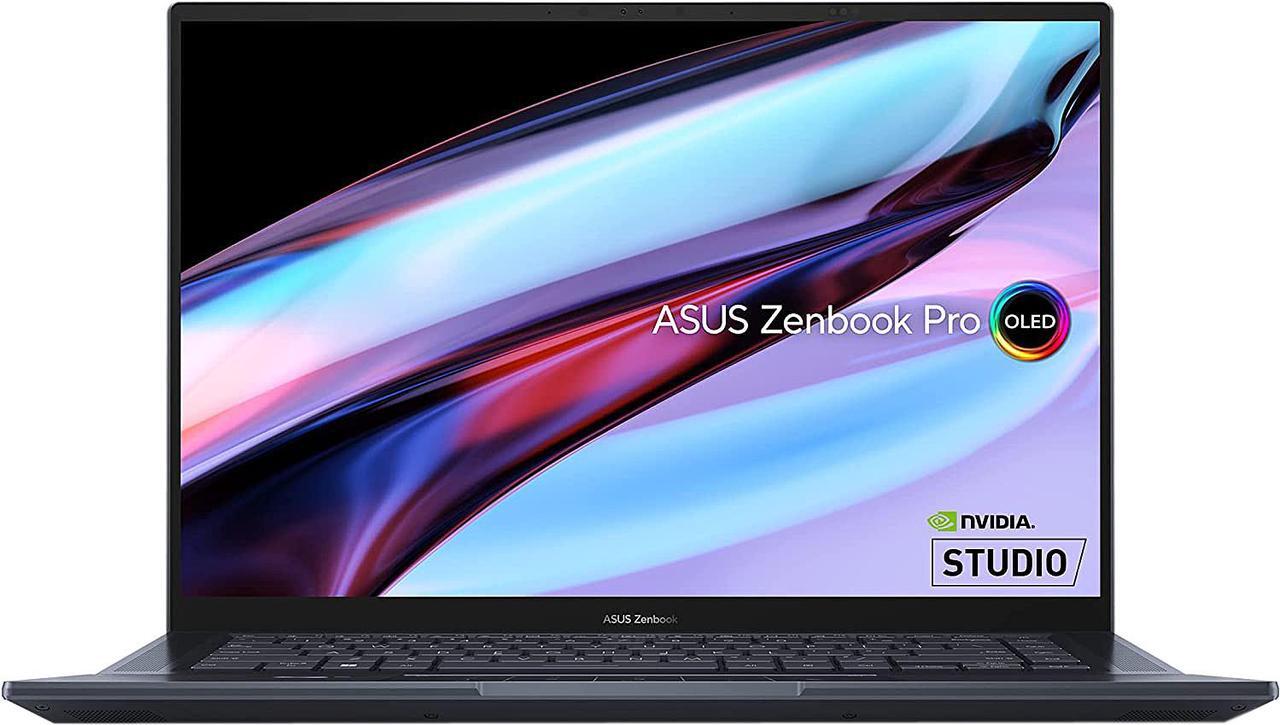 Main image of ASUS ZenBook Pro 16X OLED 16" 4K OLED 16:10 Touch Display, ASUS Dial, Intel i9-12900H CPU, GeForce RTX 3060 Graphics, 32GB RAM, 2TB SSD, Windows 11 Pro, Tech Black, UX7602ZM-XB96T