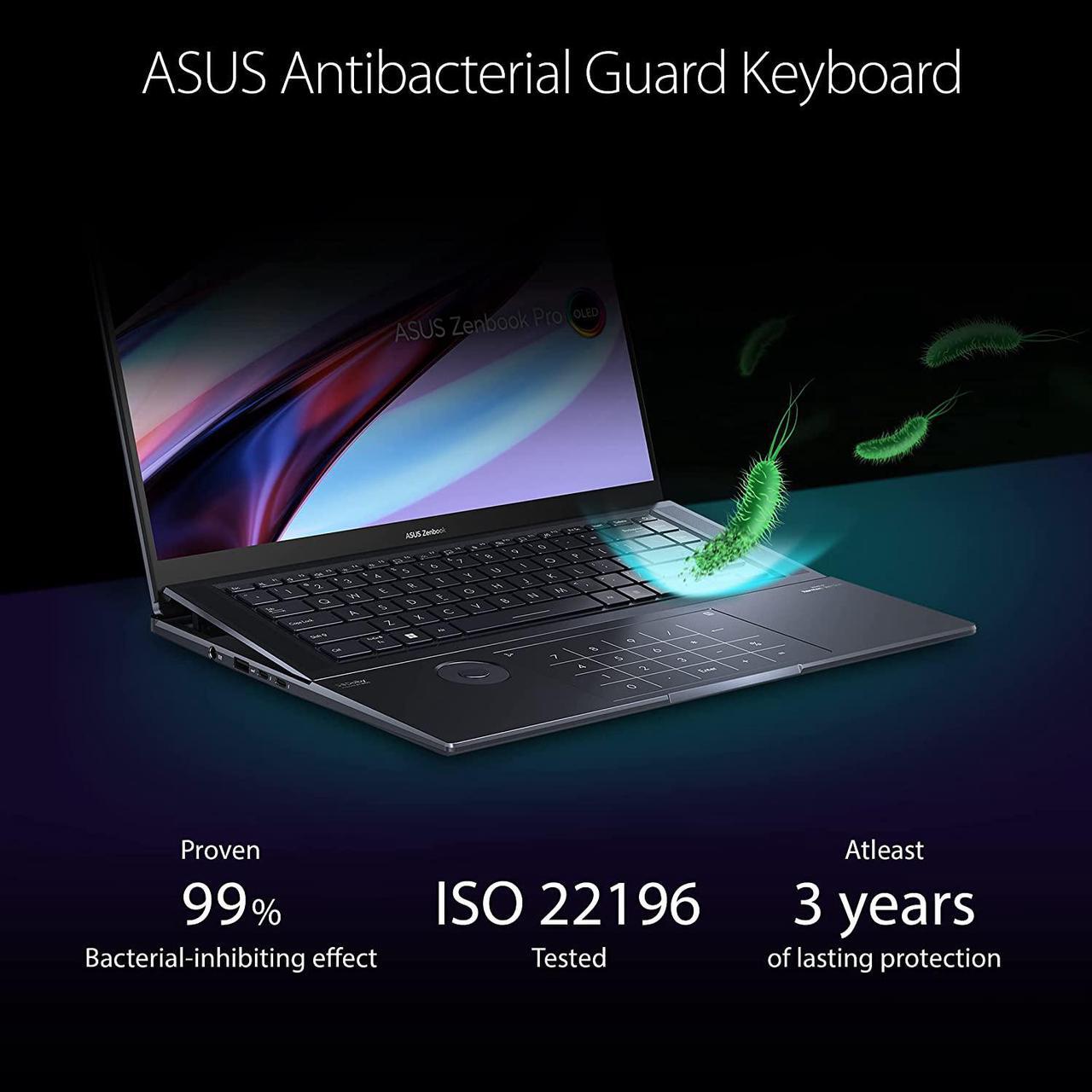Alt view image 11 of 13 - ASUS ZenBook Pro 16X OLED 16" 4K OLED 16:10 Touch Display, ASUS Dial, Intel i9-12900H CPU, GeForce RTX 3060 Graphics, 32GB RAM, 2TB SSD, Windows 11 Pro, Tech Black, UX7602ZM-XB96T