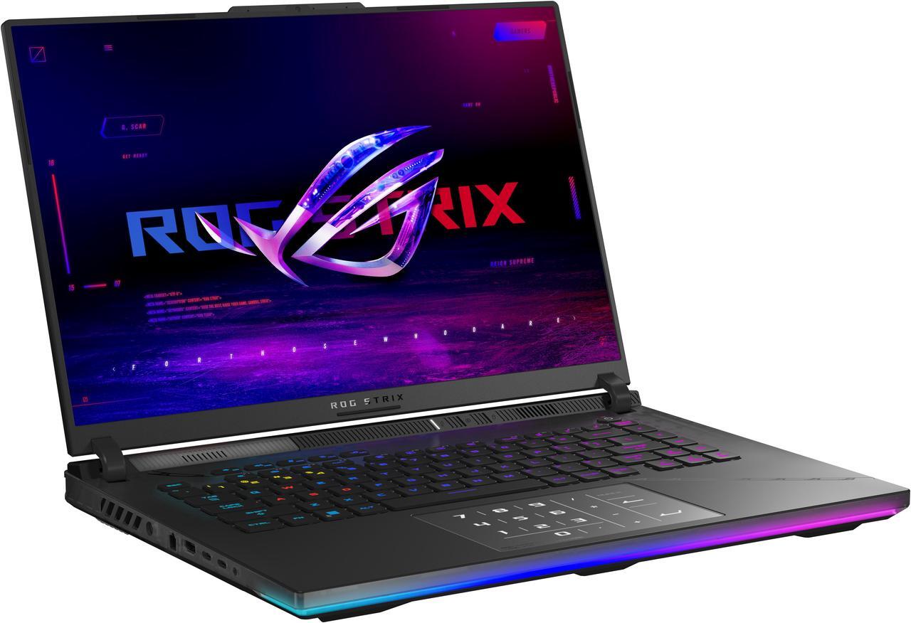 Alt view image 2 of 14 - ASUS ROG Strix SCAR 16 (2023) - 16" GeForce RTX 4090 Laptop GPU - Intel Core i9-13980HX  - 32GB Memory - 2 TB PCIe SSD - Windows 11 Pro 64-bit - Gaming Laptop - 240 Hz Mini LED (G634JY-XS97 )