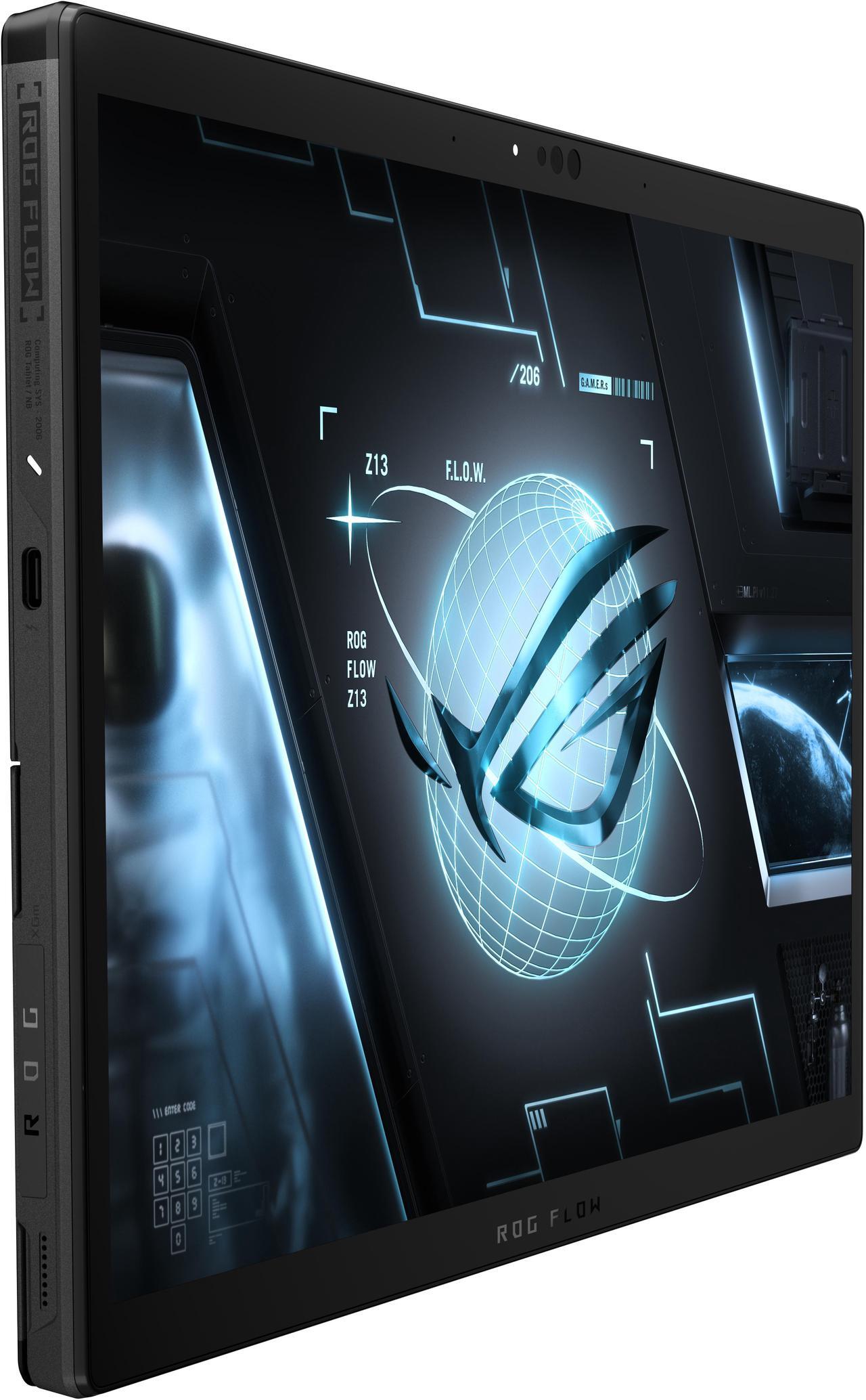 Alt view image 13 of 16 - ASUS ROG Flow Z13 (2023) Gaming Laptop Tablet, 13.4" Nebula Display 16:10 QHD+ 165Hz, GeForce RTX 4050, Intel Core i9-13900H, 16GB LPDDR5, 1TB PCIe SSD, Wi-Fi 6E, Windows 11, GZ301VU-DS94