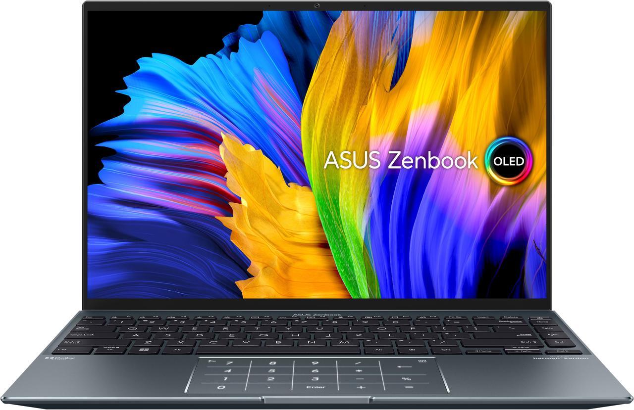 ASUS ZenBook 14X OLED 14" 90Hz HDR Laptop, Intel Core i7 12th Gen 12700H (Up To 4.7GHz), 16GB DDR5 RAM, 1TB NVMe SSD, Intel Iris Xe Graphics, Windows 11 Home