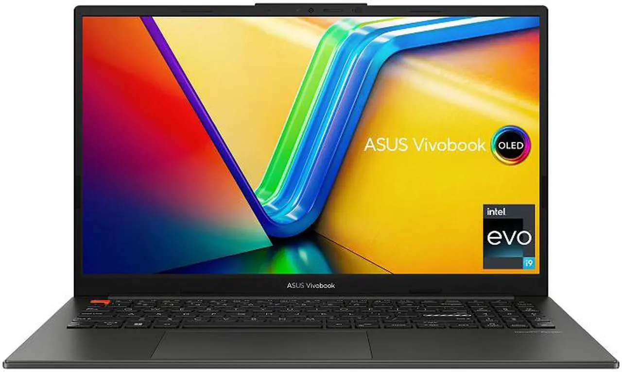Main image of ASUS VivoBook S 15 OLED Laptop, 15.6” 2.8K 120Hz Display, Intel Evo Platform, Intel Core i9-13900H CPU, 16GB RAM, 1TB SSD, Windows 11 Home, Midnight Black, K5504VA-ES96
