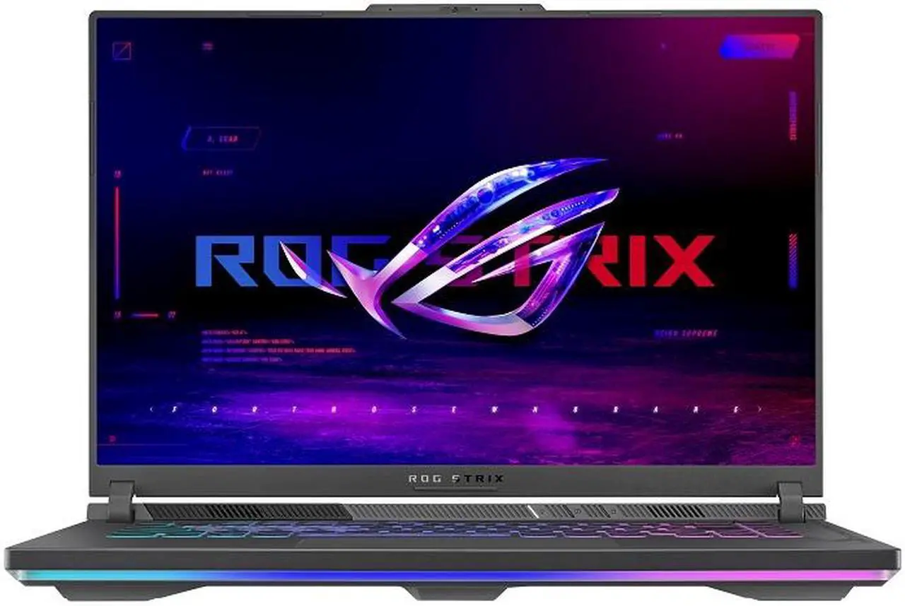 Alt view image 3 of 8 - ASUS ROG Strix G16 (2023) Gaming Laptop, 16" 16:10 QHD+ 240Hz, GeForce RTX 4060, Intel Core i9-13980HX, 16GB DDR5, 1TB PCIe SSD, Wi-Fi 6E, Windows 11, G614JV-ES94