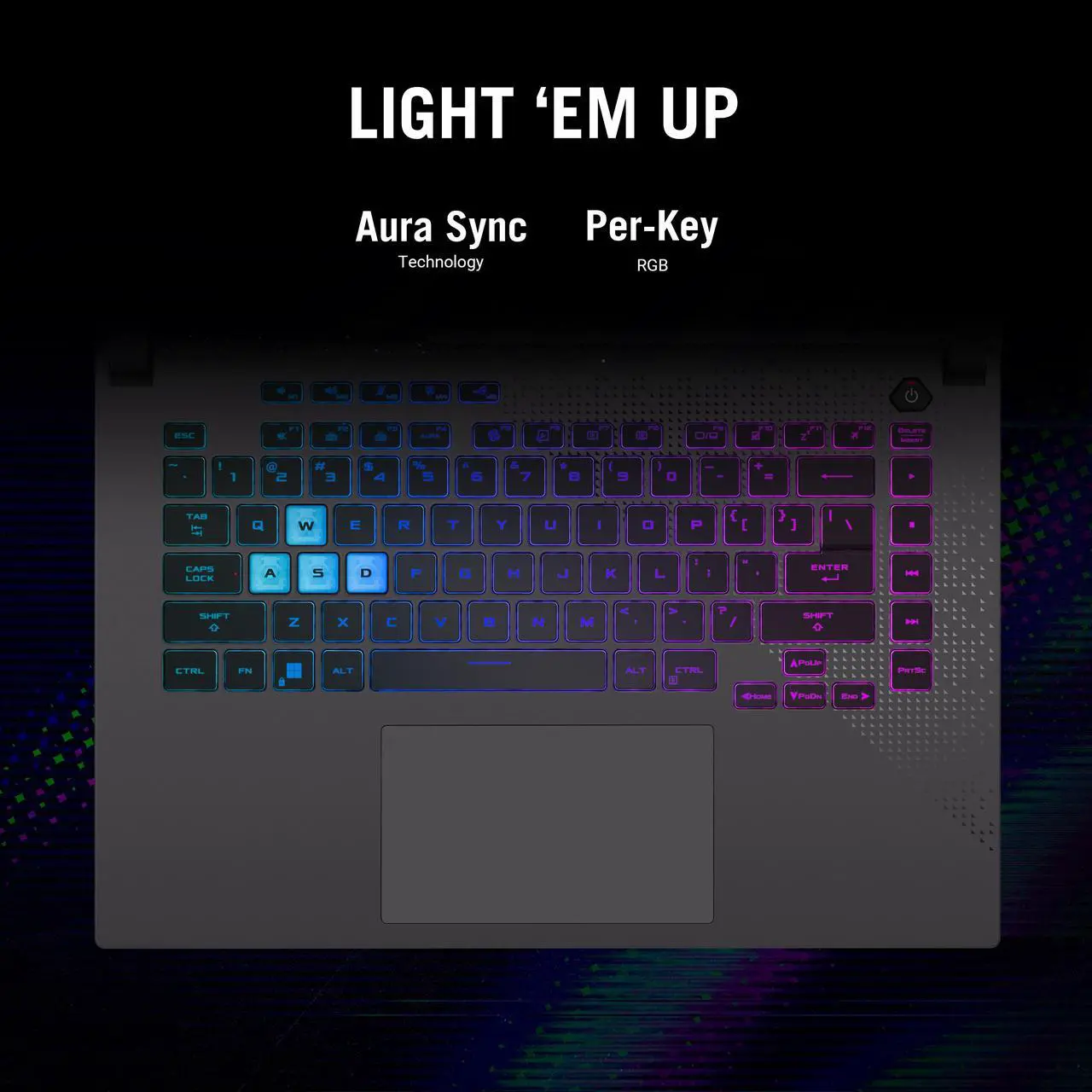 Alt view image 6 of 8 - ASUS ROG Strix G15 (2022) Gaming Laptop, 15.6" FHD 144Hz, GeForce RTX 3050, AMD Ryzen 7 6800HS, 16GB DDR5, 512GB PCIe SSD, Wi-Fi 6E, Windows 11, G513RC-ES73